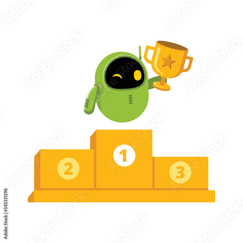 Illustration of the champion robot.