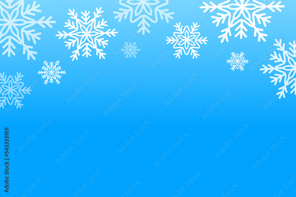 Christmas snowflake decoration. Winter background with snowflakes and snow, design elements illustration. Christmas snowflake decoration. Winter background with snowflakes and snow, design elements illustration.
