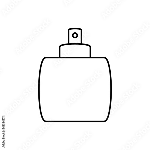 Perfume icon on white.