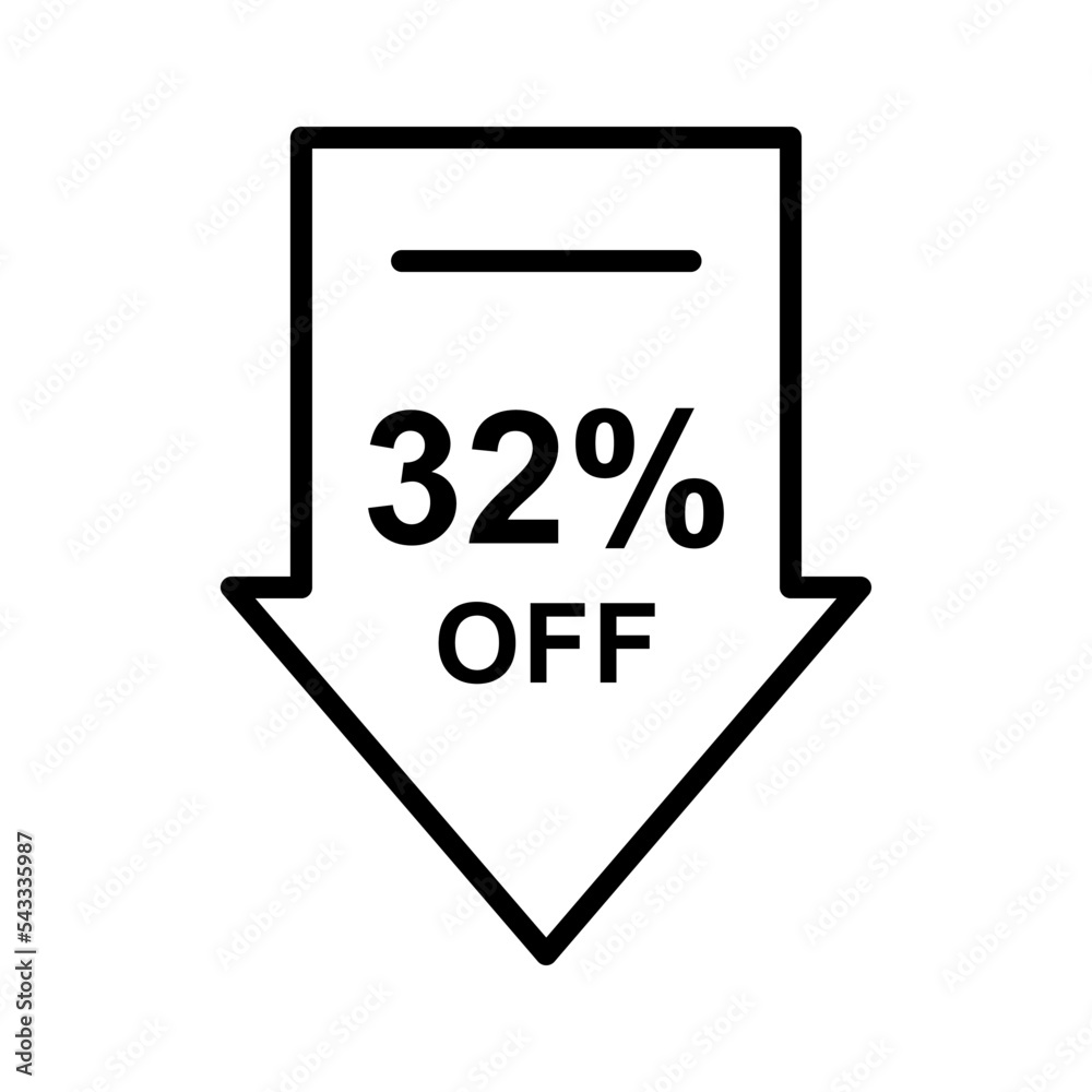 Discount offer icon vector design templates Discount offer icon vector design templates
