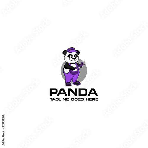Plumbing Panda Logo Design .