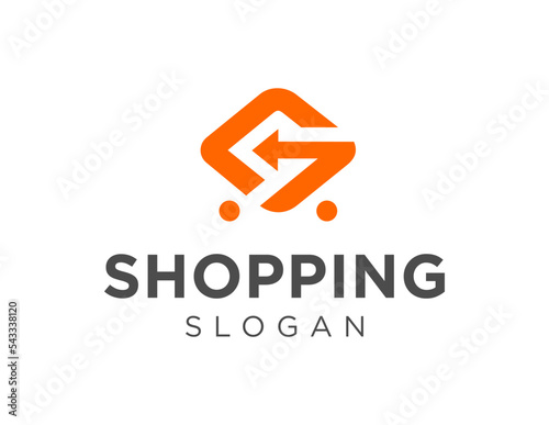 Free Download Logo about Shopping on white background. created using the CorelDraw application. - GFXLoad