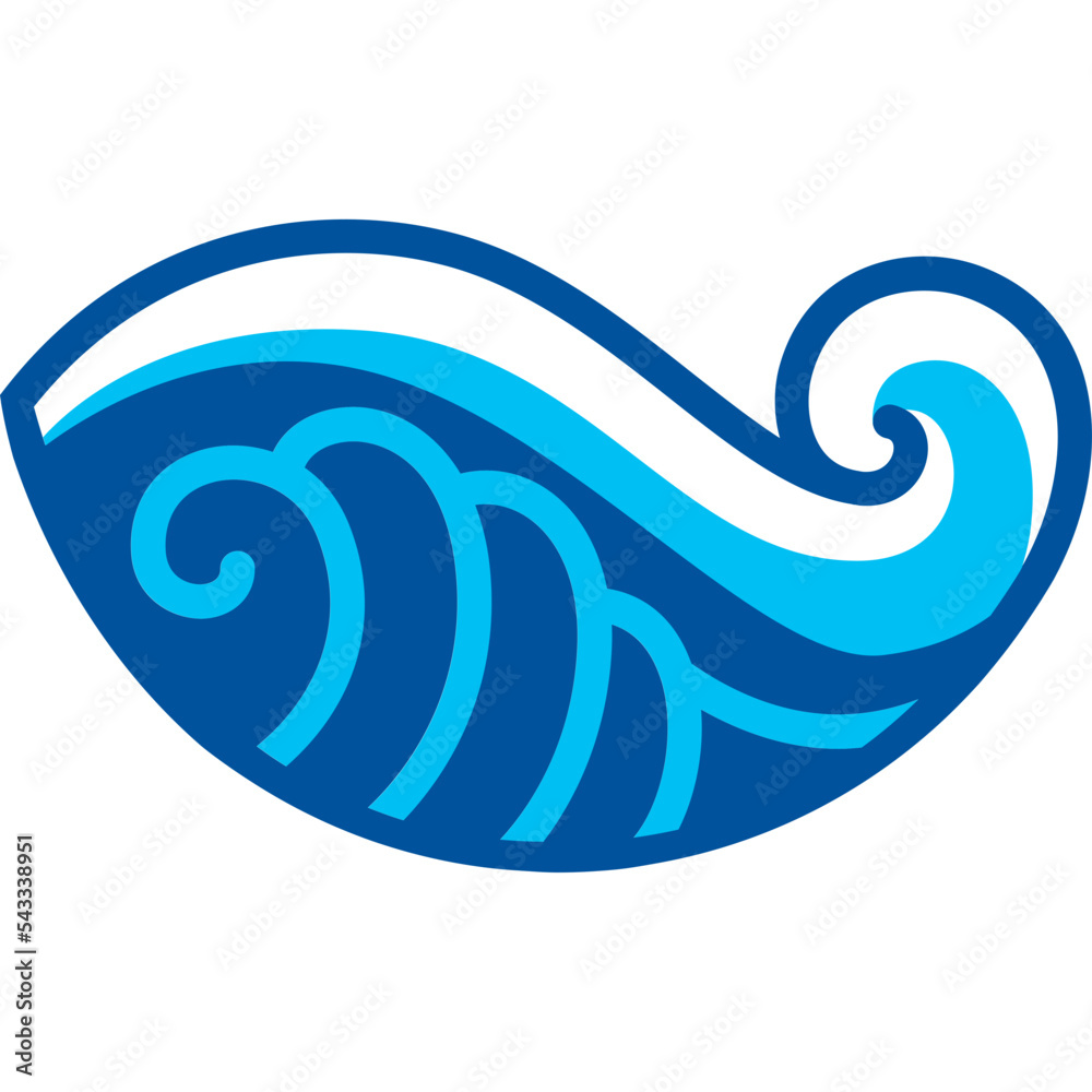 ocean and sea wave solid line style icon vector ocean and sea wave solid line style icon vector