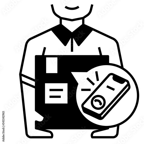 parcel illegal icon