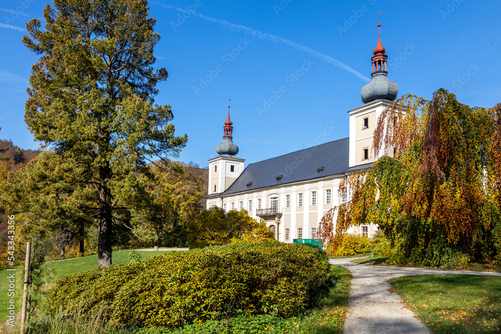Loucna nad Desnou chateau, Sumperk region, Hruby Jesenik mountains, Czech republic
