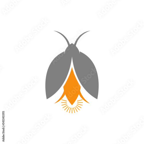 Fireflies logo icon illustration