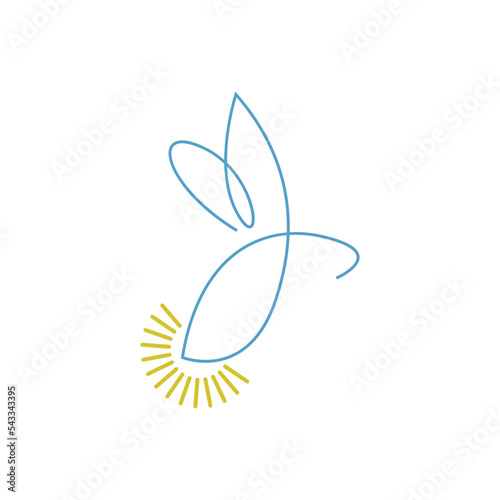 Fireflies logo icon illustration