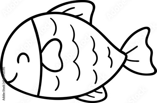Doodle fish Illustration
