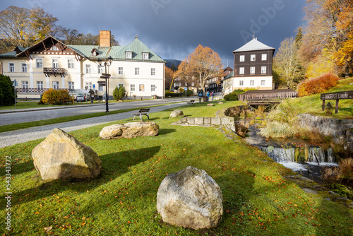  sanatorium, spa town Karlova Studanka, Jeseniky mountains, Czech republic photo