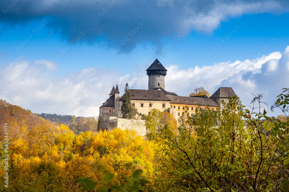 Castle Sovinec, Moravia, Opava region, Silesia, Czech republic Castle Sovinec, Moravia, Opava region, Silesia, Czech republic