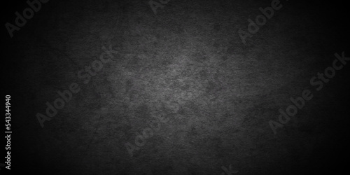 Fototapeta Naklejka Na Ścianę i Meble -  Black texture chalk board and black board background. stone concrete texture grunge backdrop background anthracite panorama. Panorama dark grey black slate background or texture.