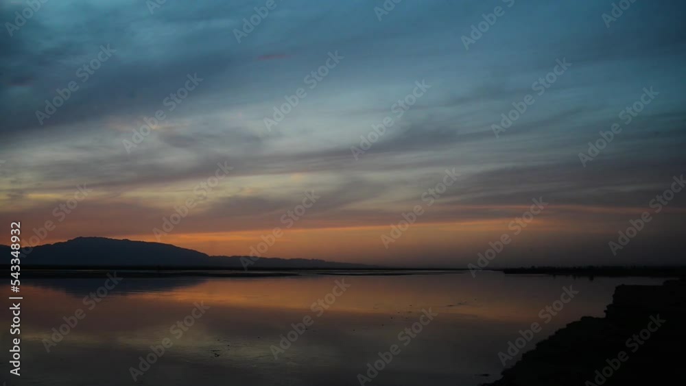 Yellow River and Helan Mountain scenery. Ningxia Province, China. Yellow River and Helan Mountain scenery. Ningxia Province, China.