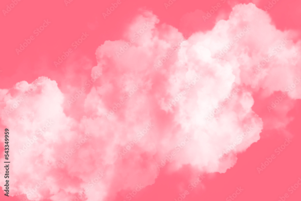 Sky and White Cloud Background
