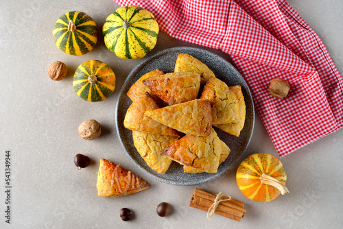 Homemade pumpkin scones