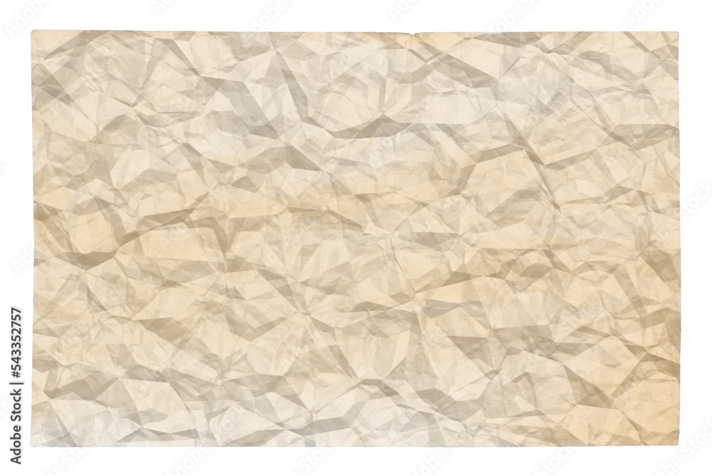 old crumpled paper