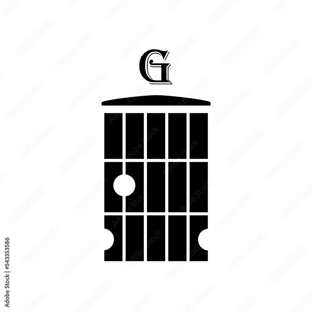 basic guitar, chords guitar, icon. templete, symbol, logo, flat, black basic guitar, chords guitar, icon. templete, symbol, logo, flat, black