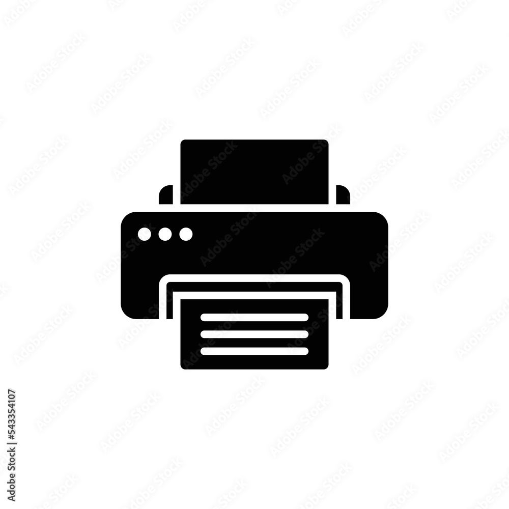 printer icon design vector template printer icon design vector template