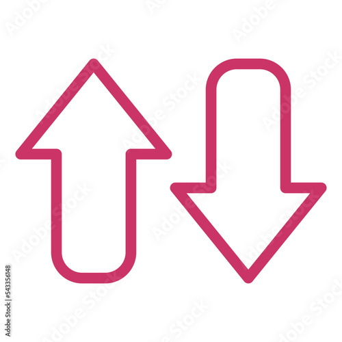 Opposite Arrow Icon Style