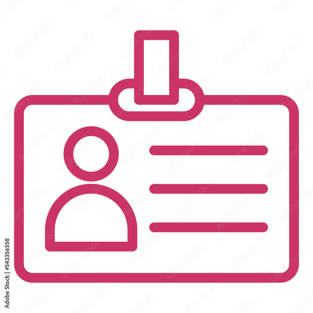 Id Card Icon Style Id Card Icon Style