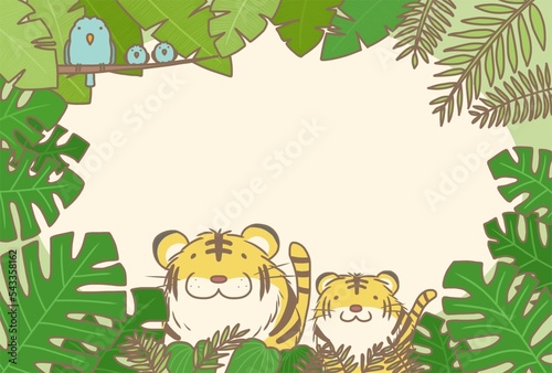 ジャングルのトラ