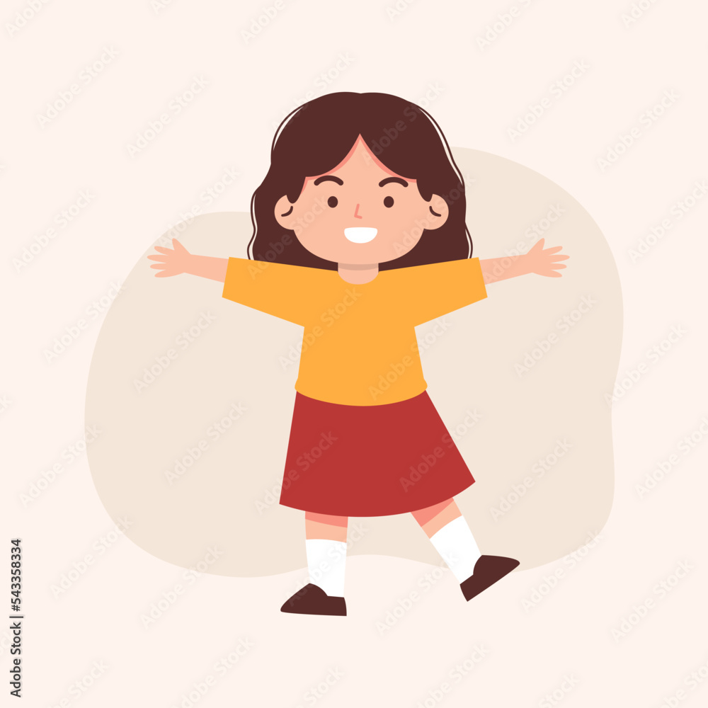 Girl Student elementary school Girl Student elementary school