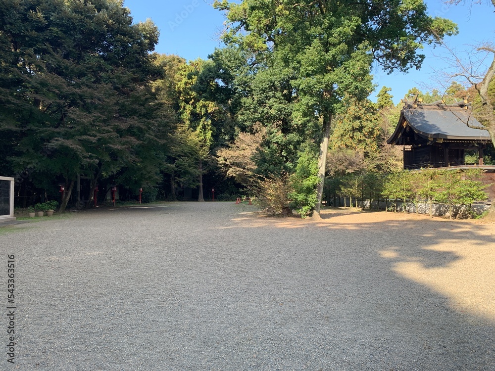 鷲宮神社の境内の景色 鷲宮神社の境内の景色
