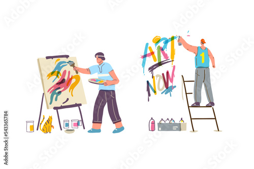 Drawing Man with freedom style