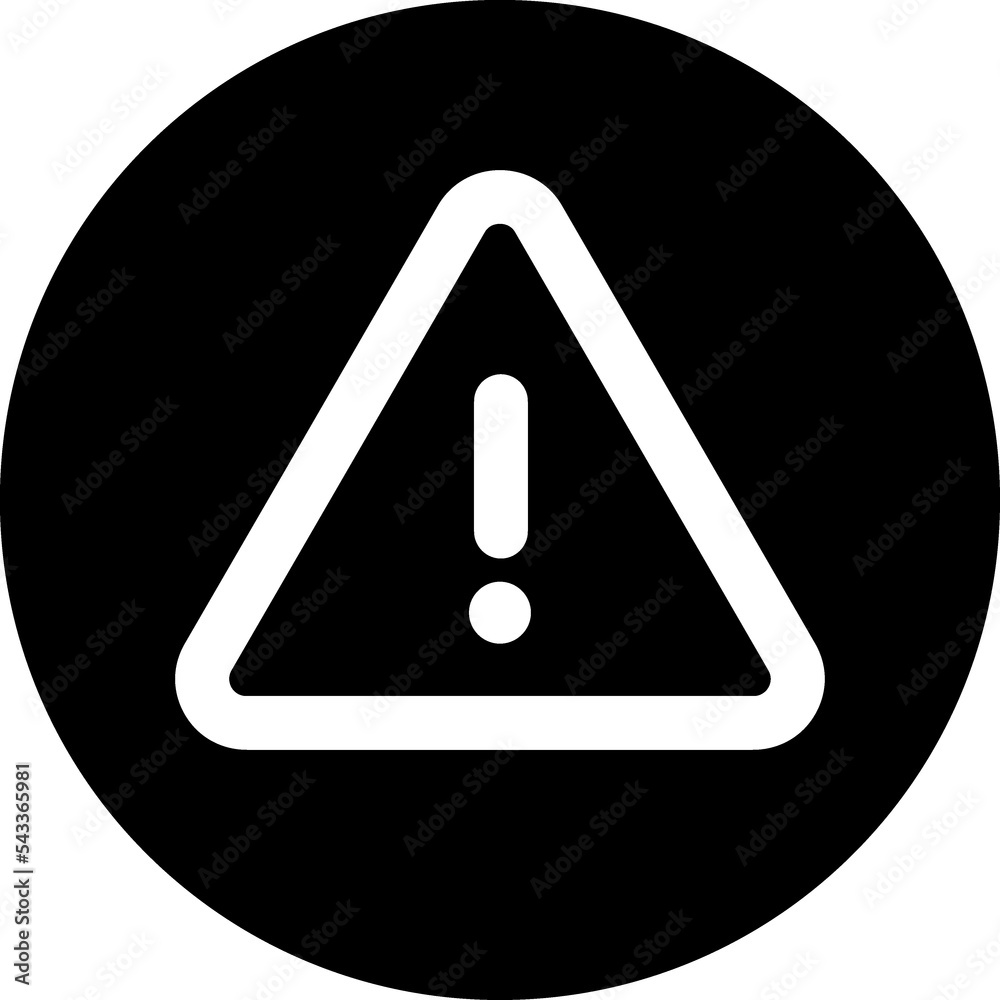 Warning, caution line icon. Danger Warning, caution line icon. Danger