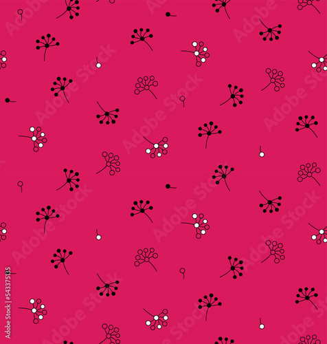 Flower simple seamless pattern minimalists graphic design, simple vector seamless pattern, little object pattern, small pattern background, textile print design