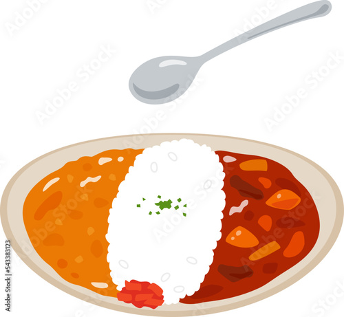 あいがけカレー