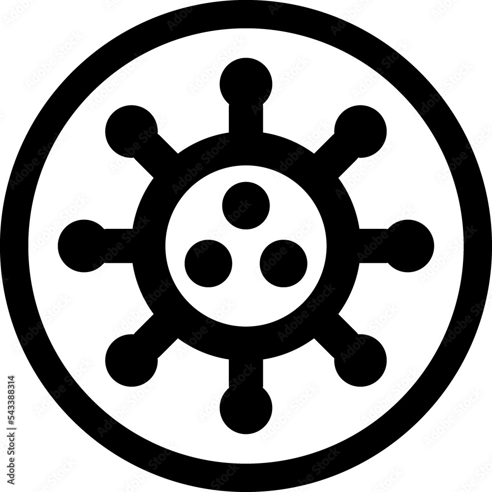 Obraz premium Coronavirus line icon