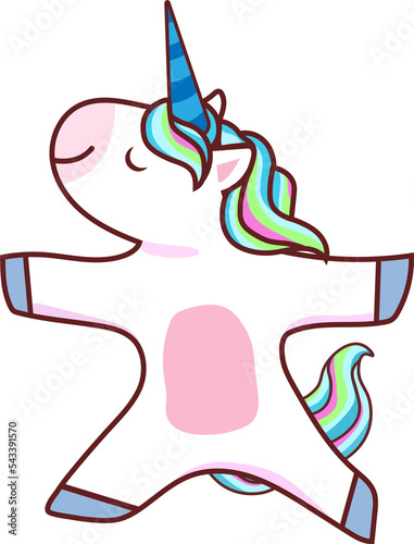 Cute Unicorn Cartoon © ABC Vector