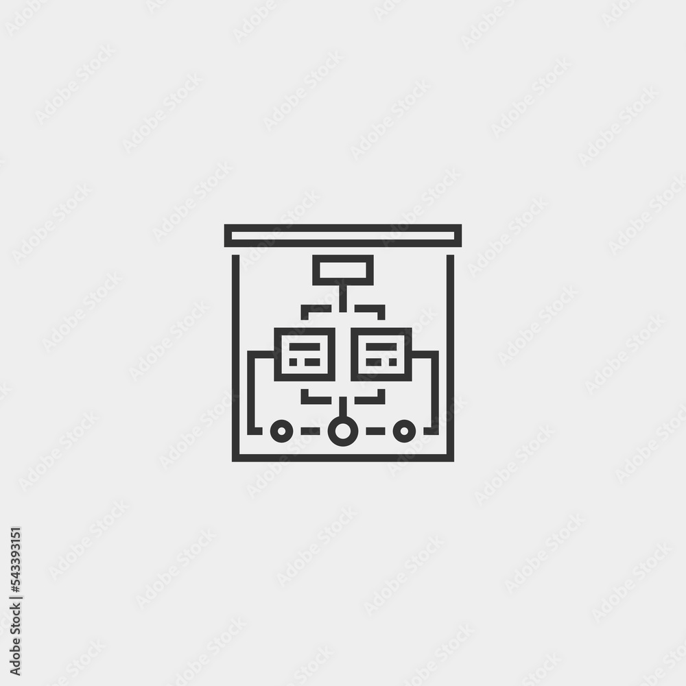 Planning vector icon illustration sign Planning vector icon illustration sign