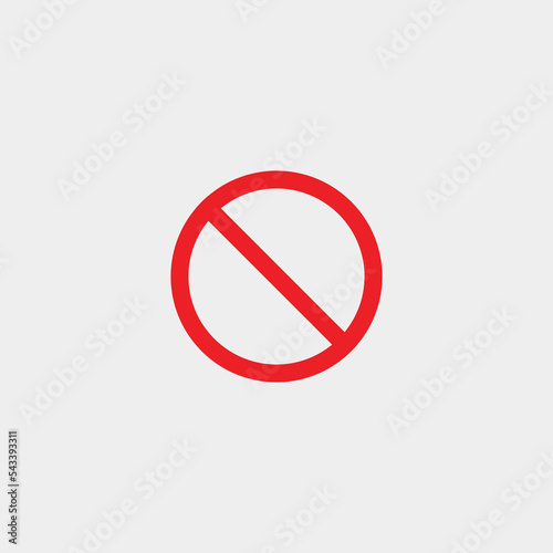 Prohibiting vector icon illustration sign Free Download Prohibiting vector icon illustration sign - GFXLoad