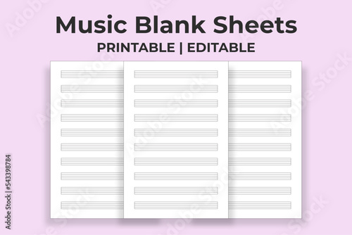 Music Blank Sheets