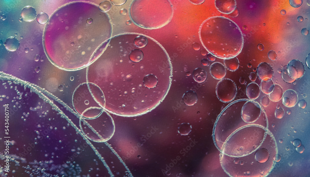 background with bubbles, waterdrops, abstarkcyjne, tło. - obrazy, fototapety, plakaty 