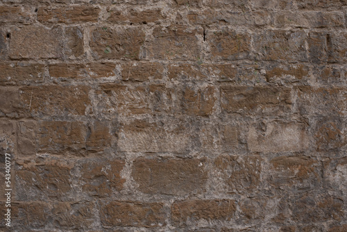 Old brick wall, rectangular shape, textured, background