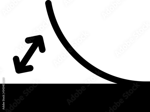 Peeled Off Icon , Vector illustration