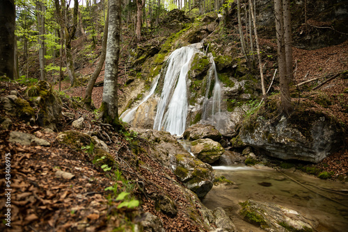 Philosopher's waterfall in Flintsbach am Inn, Bavaria, Germany photo