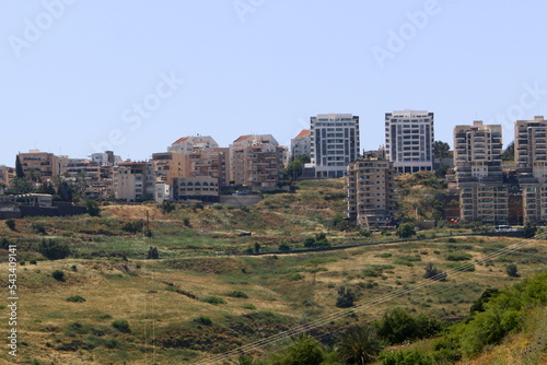 Landscape in a small town in northern Israel. © shimon
