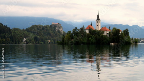 Bled, słowenia, kościół, jezioro © Agnieszka