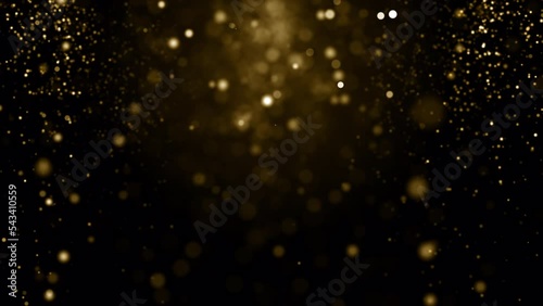 Particles gold event awards trailer titles cinematic concert openers end credit background loop photo