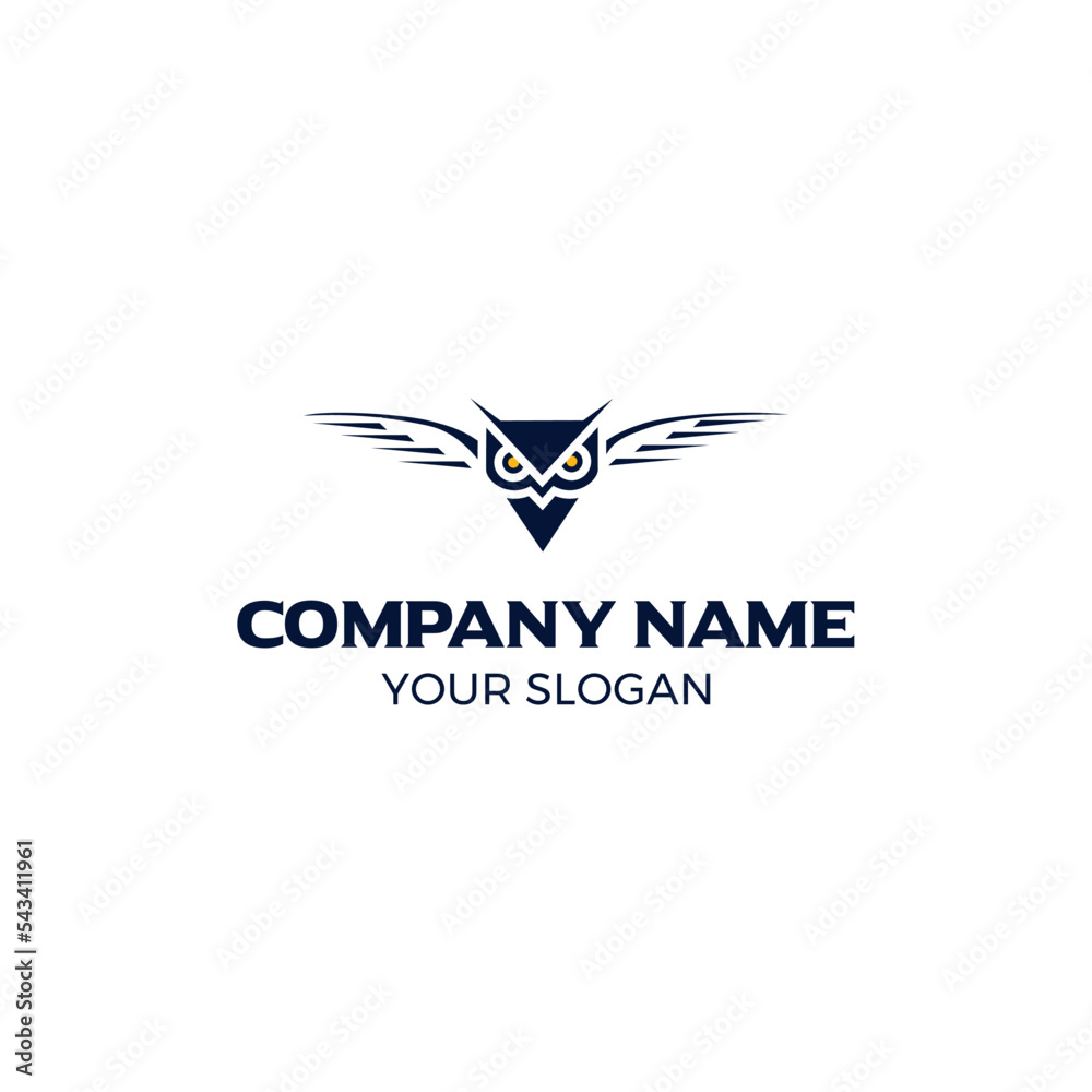 Obraz premium Owl logo design