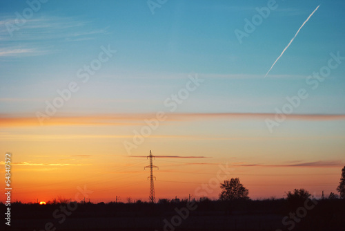 Sunset landscape © natia