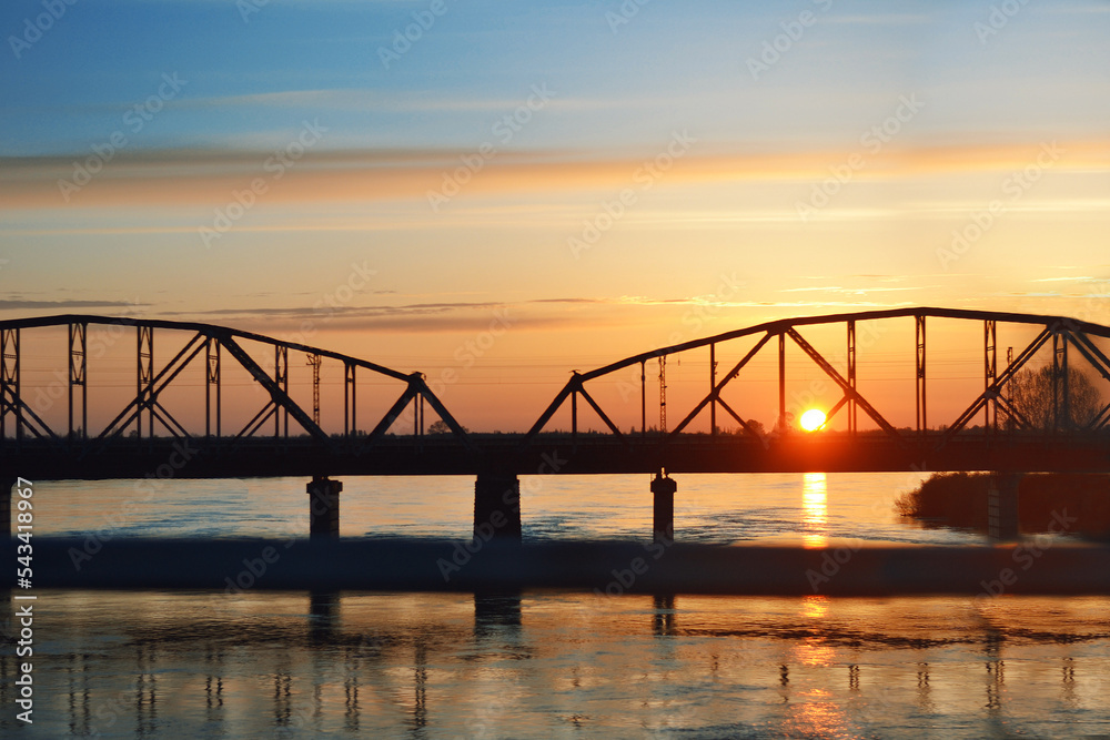 Sunset landscape Sunset landscape