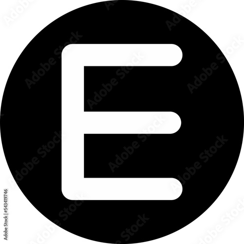 Capital E Icon