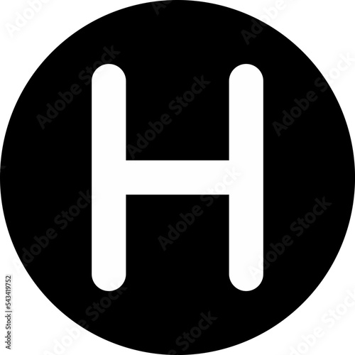 Capital H Icon