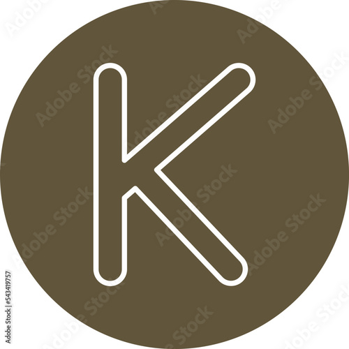 Capital K Icon