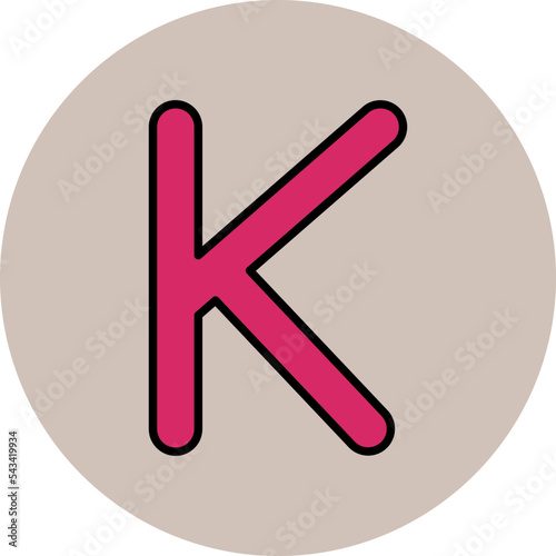Capital K Icon
