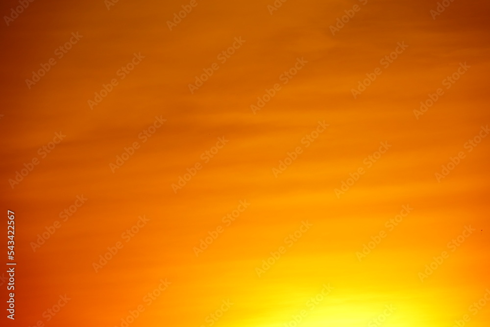 Blur focus Abstract background sunset sky red sky orange outdoor summer nature